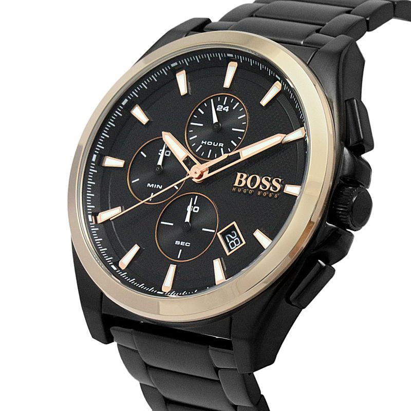  Shop Authentic Hugo Boss Grandmaster Black Dial Black Steel Strap Watch for Men  - 1513885 - Luxxuri