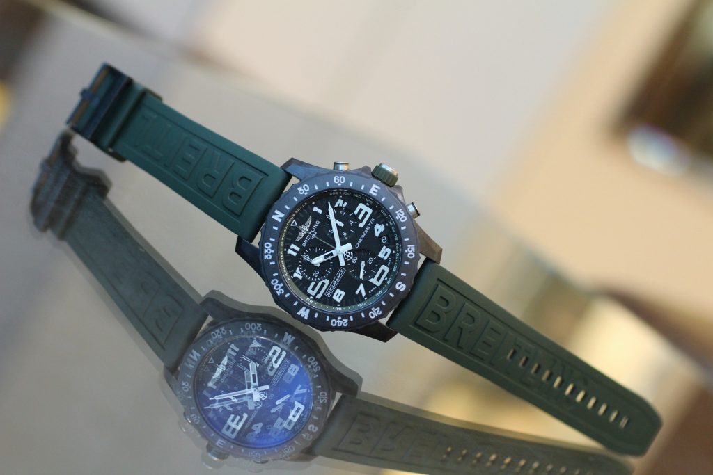  Shop Authentic Breitling Endurance Pro Black Dial Green Rubber Strap Watch for Men - X82310D31B1S1 - Luxxuri