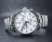  Shop Authentic Tissot T Classic PR 100 Chronograph Silver Dial Silver Steel Strap Watch For Men - T101.417.11.031.00 - Luxxuri