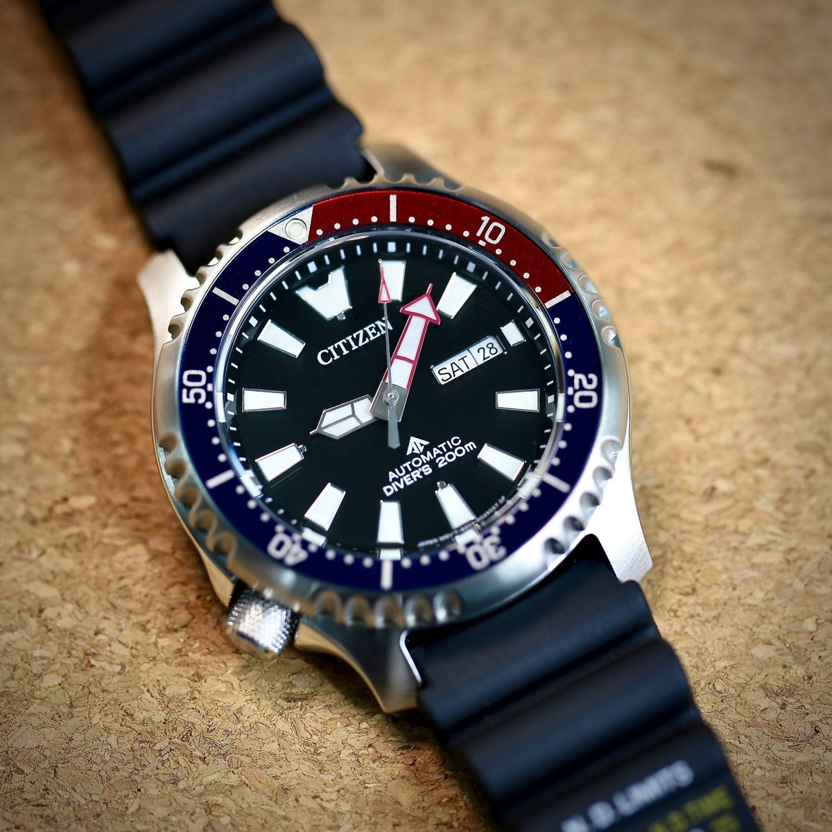  Shop Authentic Citizen Promaster Automatic 200M Diver Fugu Limited Edition Black Dial Black Rubber Strap Watch For Men - NY0110 - Luxxuri