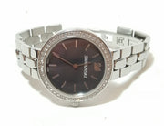  Shop Authentic Swarovski Daytime Rhinestone Grey Dial Silver Steel Strap Watch for Women - 5213681 - Luxxuri