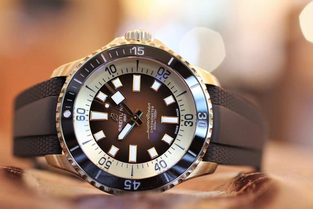  Shop Authentic Breitling Superocean Automatic 44 Brown Dial Brown Rubber Strap Watch for Men - N17376201Q1S1 - Luxxuri