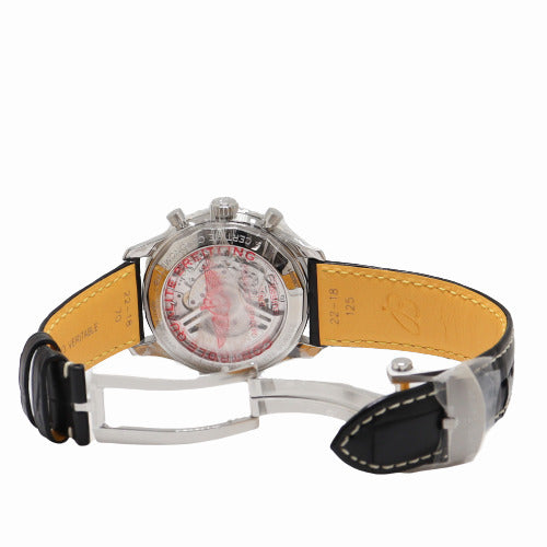  Shop Authentic Breitling Navitimer B01 Chronograph 43 Brown Dial Black Leather Strap Watch for Men - AB0138241K1P1 - Luxxuri