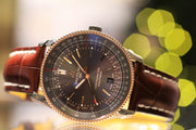  Shop Authentic Breitling Navitimer Automatic 41 Grey Dial Brown Leather Strap Watch for Men - U17326121M1P1 - Luxxuri