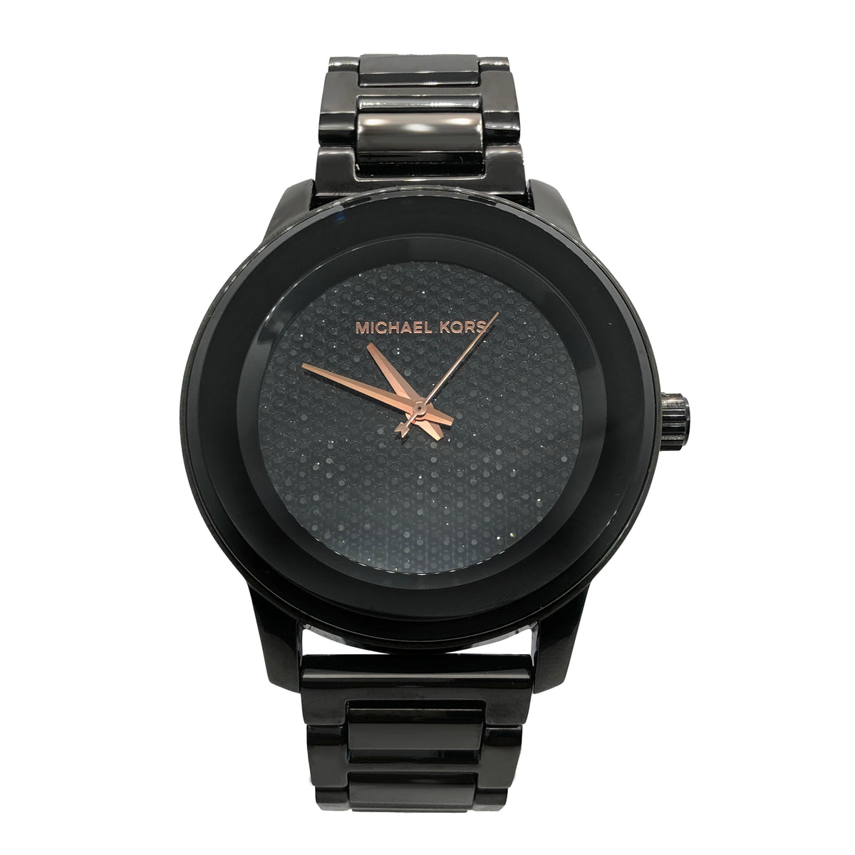  Shop Authentic Michael Kors Kinley Silver Dial Black Steel Strap Watch for Women - MK5999 - Luxxuri