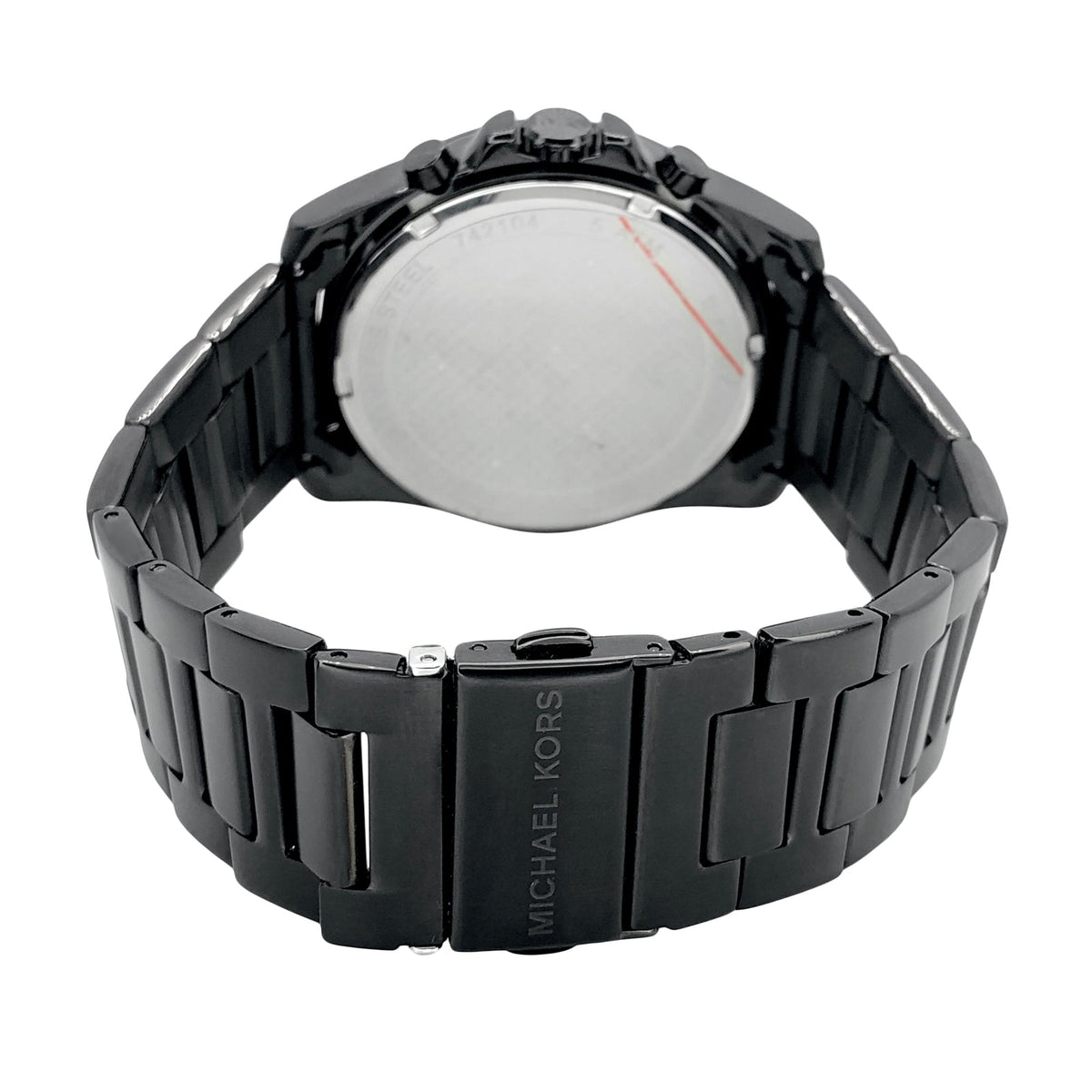  Shop Authentic Michael Kors Alek Oversized Black Dial Black Steel Strap Watch For Men - MK8900 - Luxxuri