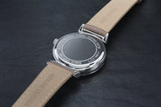  Shop Authentic Michael Kors Caitlin Quartz Silver Dial Gray Leather Strap Watch For Women - MK2377 - Luxxuri