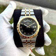  Shop Authentic Tudor Royal Automatic Black Dial Two Tone Steel Strap Watch for Men - M28603-0003 - Luxxuri