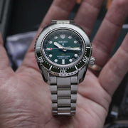  Shop Authentic Seiko Prospex GMT Divers Automatic Marine Green Dial Silver Steel Strap Watch For Men - SPB381J1 - Luxxuri