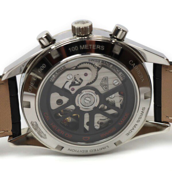  Shop Authentic Tag Heuer Carrera Automatic Chronograph Red Dial Black Leather Strap Watch for Men - CBK221G.FC6479 - Luxxuri