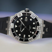  Shop Authentic Maurice Lacroix Aikon Venturer Black Dial Black Rubber Strap Watch for Men - AI6058-SS001-330-1 - Luxxuri