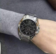  Shop Authentic Michael Kors Bradshaw Black Dial Silver Steel Strap Watch for Men - MK5705 - Luxxuri