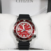  Shop Authentic Citizen Eco Drive Promaster Marine Red Dial Black Rubber Strap Watch For Men - BN0159-15X - Luxxuri