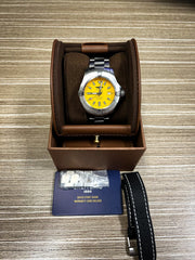  Shop Authentic Breitling Avenger Automatic 45mm Seawolf Yellow Dial Silver Steel Strap Strap Watch for Men - A17319101/1A1 - Luxxuri