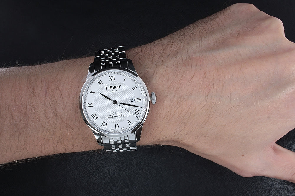  Shop Authentic Tissot Le Locle Powermatic 80 Silver Dal Silver Steel Strap Watch For Men - T006.407.11.033.00 - Luxxuri