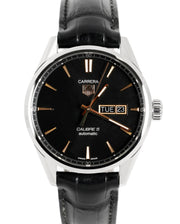  Shop Authentic Tag Heuer Carrera Black Dial Watch for Men - WAR201C.FC6266 - Luxxuri
