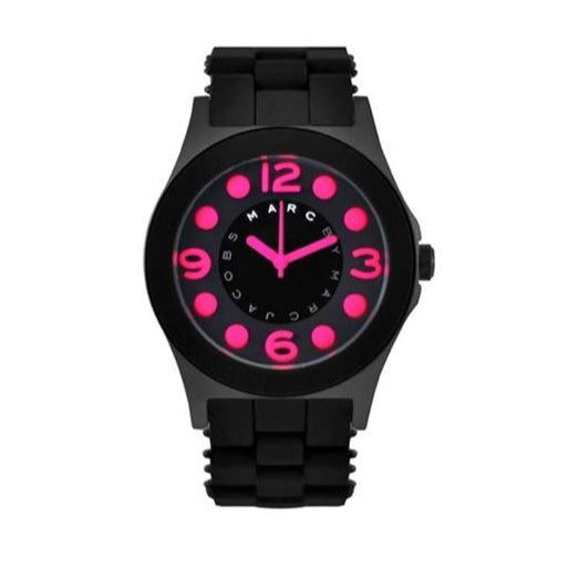  Shop Authentic Marc Jacobs Pelly Black Dial Black Silicone Strap Watch for Women - MBM2529 - Luxxuri