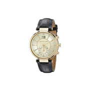  Shop Authentic Michael Kors Sawyer Champagne Dial Black Leather Strap Watch for Women - MK2433 - Luxxuri