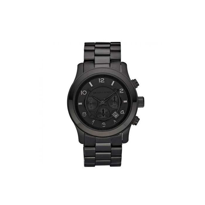  Shop Authentic Michael Kors Runway Chronograph Black Dial Black Steel Strap Watch for Men - MK8157 - Luxxuri