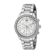  Shop Authentic Michael Kors Brinkley Diamonds Silver Dial Silver Steel Strap Watch for Women - MK6186 - Luxxuri