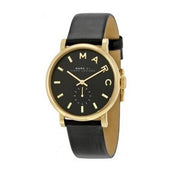  Shop Authentic Marc Jacobs Baker Black Dial Black Leather Strap Watch for Women - MBM1269 - Luxxuri