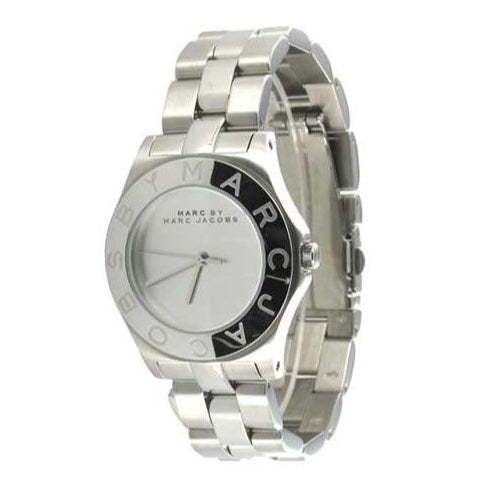  Shop Authentic Marc Jacobs Blade Chronograph Silver Dial Silver  Steel Strap Watch for Women - MBM3125 - Luxxuri