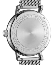  Shop Authentic IWC Portofino Automatic Blue Dial Silver Mesh Bracelet Watch for Women - IW357404 - Luxxuri