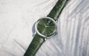  Shop Authentic IWC Portofino Automatic Green Dial Green Leather Strap Watch for Women - IW357405 - Luxxuri