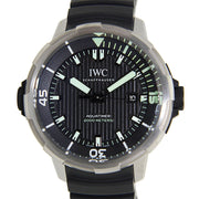  Shop Authentic IWC Aquatimer Automatic 2000 Black Dial Black Rubber Strap Watch for Men - IW358002 - Luxxuri