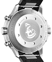  Shop Authentic IWC Aquatimer Automatic Chronograph 44mm Blue Dial Black Rubber Strap Watch for Men - IW376805 - Luxxuri