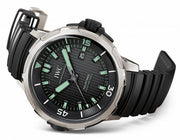  Shop Authentic IWC Aquatimer Automatic 2000 Black Dial Black Rubber Strap Watch for Men - IW358002 - Luxxuri