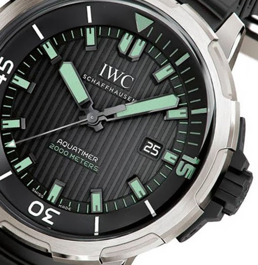  Shop Authentic IWC Aquatimer Automatic 2000 Black Dial Black Rubber Strap Watch for Men - IW358002 - Luxxuri