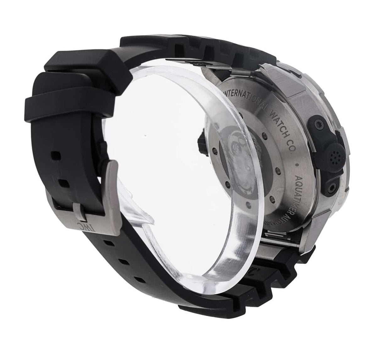  Shop Authentic IWC Aquatimer Automatic 2000 Black Dial Black Rubber Strap Watch for Men - IW358002 - Luxxuri