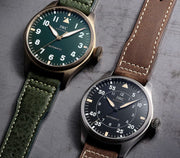  Shop Authentic IWC Pilot's Watch Mark XVIII 40mm Black Dial Brown Leather Strap Watch for Men - IW327006 - Luxxuri