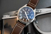  Shop Authentic IWC Pilot's Watch Mark XVII Edition "Antoine De Saint Exupery" Brown Dial Brown Leather Strap Watch for Men - IW327003 - Luxxuri