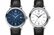  Shop Authentic IWC Portofino '150 Years Edition' Automatic Blue Dial Black Leather Strap Watch for Men - IW356518 - Luxxuri