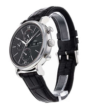  Shop Authentic IWC Portofino Chronograph Black Dial Black Leather Strap Watch for Men - IW391008 - Luxxuri