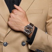  Shop Authentic IWC Pilot's Watch Mark XVII Edition "Antoine De Saint Exupery" Brown Dial Brown Leather Strap Watch for Men - IW327003 - Luxxuri