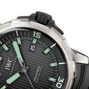  Shop Authentic IWC Aquatimer Automatic 2000 Black Dial Black Rubber Strap Watch for Men - IW358002 - Luxxuri