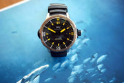  Shop Authentic IWC Aquatimer Automatic 2000 Black Dial Black Rubber Strap Watch for Men - IW358001 - Luxxuri