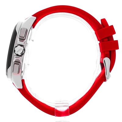  Shop Authentic Hugo Boss Volane Black Dial Red Rubber Strap Watch for Men - 1513959 - Luxxuri