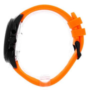  Shop Authentic Hugo Boss Volane Black Dial Orange Silicone Strap Watch for Men - 1513957 - Luxxuri