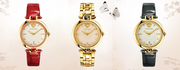  Shop Authentic Versace Crystal Gleam White Dial Red Leather Strap Watch For Women - VAN040016 - Luxxuri