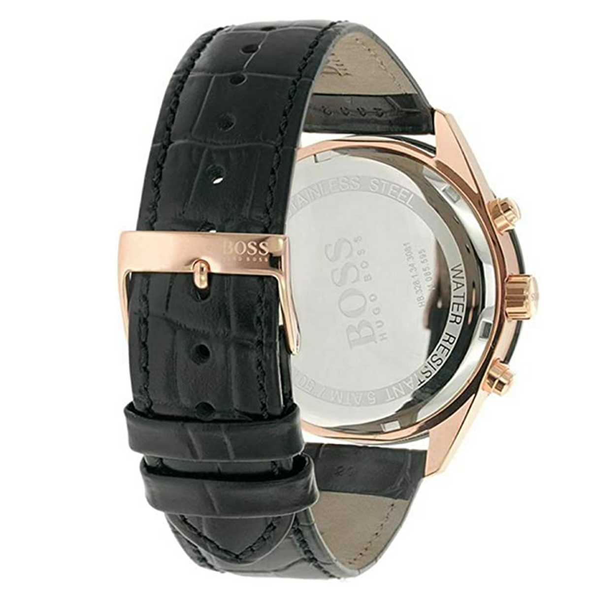 Shop Authentic Hugo Boss Talent Chronograph Black Dial Black Leather Strap Watch For Men - 1513580 - Luxxuri