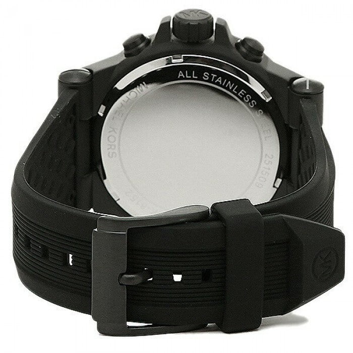  Shop Authentic Michael Kors Dylan Black Dial Black Rubber Strap Watch for Men - MK8152 - Luxxuri
