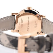  Shop Authentic Burberry The City Pink Dial Brown Leather Strap Watch for Women - BU9236 - Luxxuri