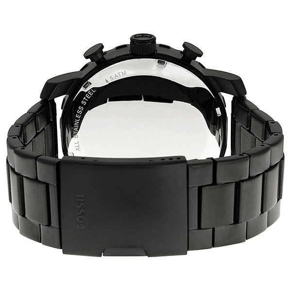  Shop Authentic Fossil Nate Chronograph Black Dial Black Steel Strap Watch for Men - JR1401 - Luxxuri