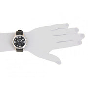  Shop Authentic Fossil Nate Chronograph Black Dial Black Leather Strap Watch for Men - JR1436 - Luxxuri