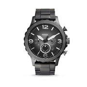  Shop Authentic Fossil Nate Chronograph Gunmetal Dial Grey Steel Strap Watch for Men - JR1437 - Luxxuri