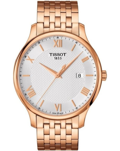  Shop Authentic Tissot T Classic Tradition White Dial Rose Gold Steel Strap Watch For Women - T063.610.33.038.00 - Luxxuri